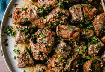 Rustic Herb Steak Tips